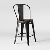 Carlisle Wood Seat Backed Counter Height Barstool - Threshold™ - image 4 of 4