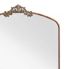 Kumasinova 66"/43" Arched Mirror Full Length,Vintage Baroque Floor Mirror&Wall Mirror with Metal Frame,Full Length Mirror for Bedroom,Living Room - 4 of 4