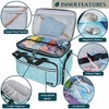 PAVILIA Knitting Bag Yarn Storage Tote, Large Crochet Organizer Holder for Crocheting Knitter Project Accessories Supplies Set Gifts - 2 of 4