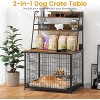 37 Inch Heavy Duty Dog Crate Furniture - 2 of 4
