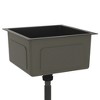 vidaXL Handmade Kitchen Sink Black Stainless Steel - 3 of 4
