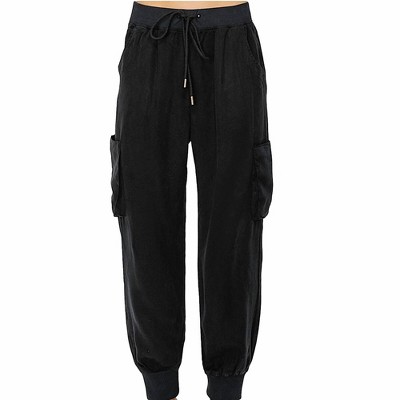 Women's Drawstring Tencel Big Pocket Joggers - RISEN
