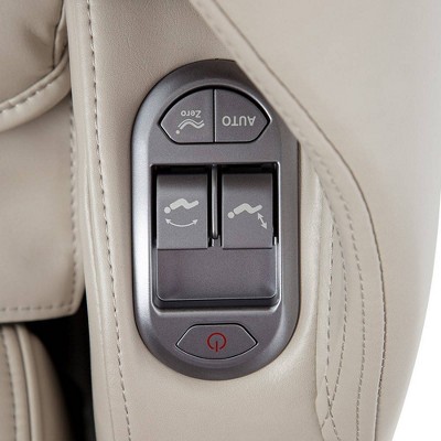 Taupe Luxury Faux Leather 60'' Massage Chair with Voice Activation