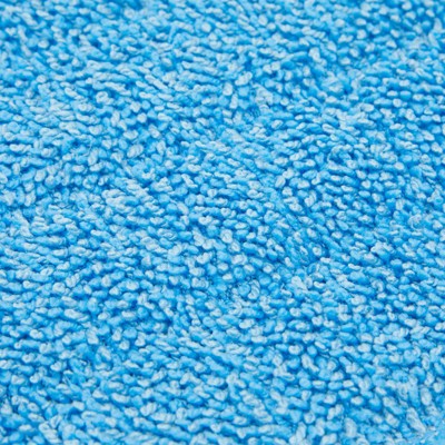 Blue Microfiber Reusable Flat Mop Pads 16.5 in - 10 Pack