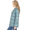Woman Within Plus Size Classic Flannel Shirt - 4 of 4