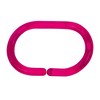 Evideco French Home Goods Colored Plastic Shower Curtain Rings - Set of 12 - 2 of 4