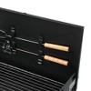 Winado Portable Square Charcoal Grill in Black - 4 of 4