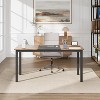 63 x31.5 Inch Computer Desk, Modern Simple Computer Desk, Metal Frame, for Home, Office, Study - 4 of 4