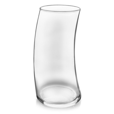 Libbey Swerve 16-Piece Curved Glass Tumbler and Rocks Set
