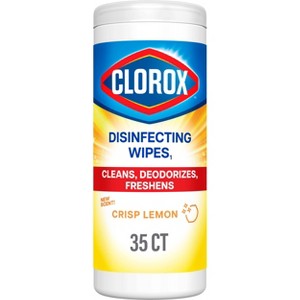 Clorox Crisp Lemon Disinfecting Wipes Bleach Free Cleaning Wipes - 1 of 4