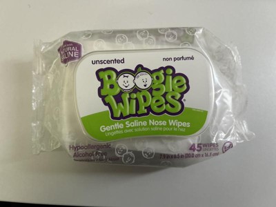 Boogie Wipes Saline Nose Wipes Fresh Scent - 30ct : Target