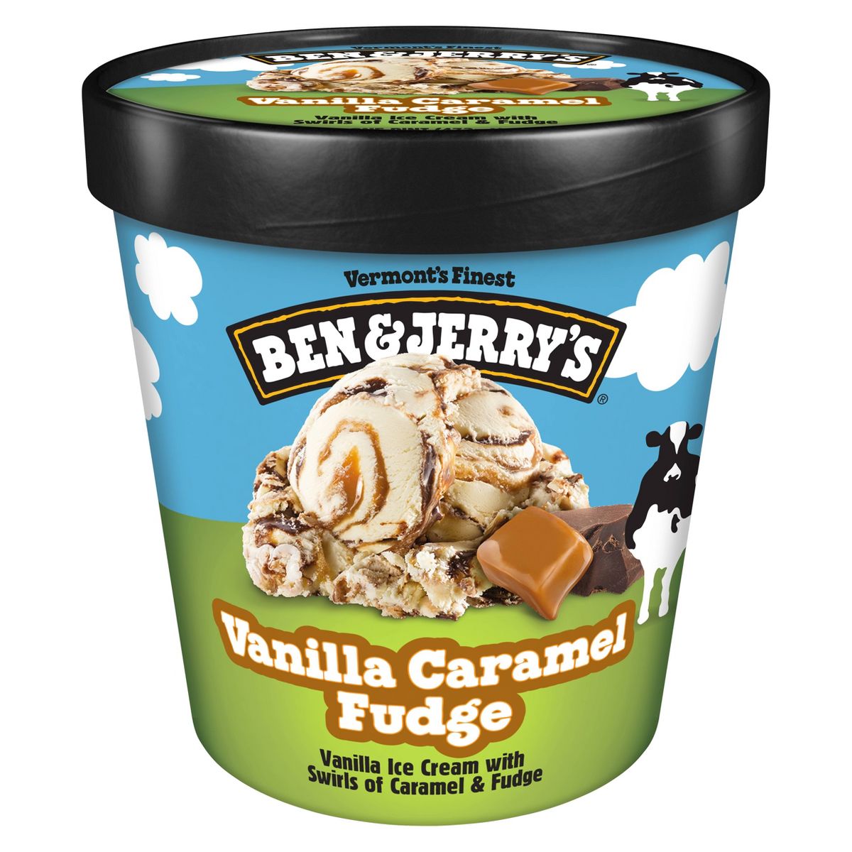 Ben & Jerry's Vanilla Caramel Fudge Frozen Ice Cream - 16oz