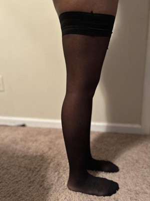 Woman in black opaque tights 2/3, aj965zf