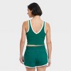 Women's Everyday Soft Light Support Contrast V-Neck Cropped Sports Bra - All In Motion™ - 2 of 4