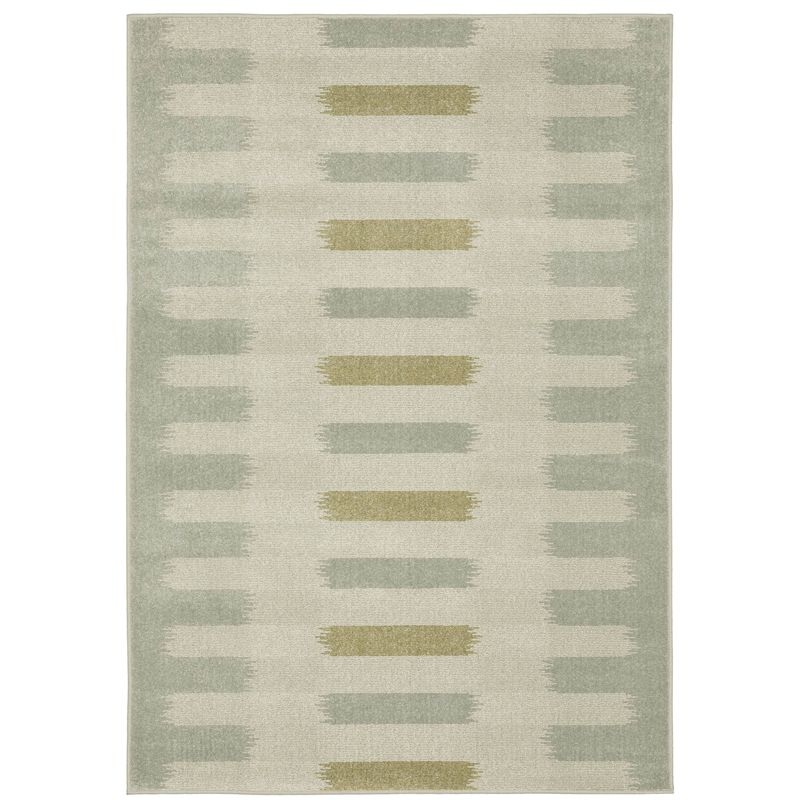 Bryant Abstract Striped Indoor Area Rug Beige/Gray - Captiv8e Designs, 1 of 12
