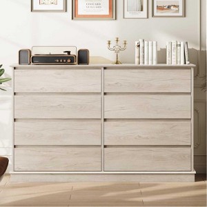 6/8 Drawer Dressers for Bedroom, Chest of Drawers with Deep Drawers, Large Double Dresser for Closet with Wide Top, Horizontal Wooden Dresser - 1 of 4