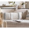 LISM 1 Pack Lumbar Throw Pillow Cover,Rectangular Boho Pillowcase - 3 of 4