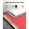 VEVOR 120 sqft Floor Heating Mat System, 120V Electric Radiant Heated Floor System, with Decoupling Membrane & Smart Control Thermostat & Alarm,Black - 4 of 4
