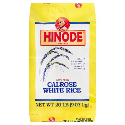 Hinode Medium Grain Calrose White Rice - 20lbs