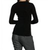 Women's Skinny Rib Vee Pullover - LABEL+thread - image 3 of 4