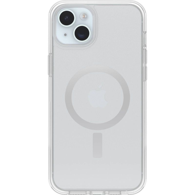 OtterBox Apple iPhone 15 Plus/iPhone 14 Plus Symmetry Series Clear Case with MagSafe - Clear, 1 of 6