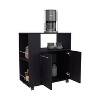 Grungis Kitchen Island Cart with Microwave Shelf,Rectangular Kitchen Island with Open Storage,Island Table for Kitchen - 4 of 4