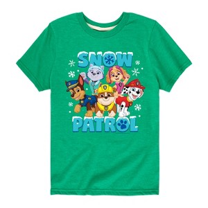 Boys' - Paw Patrol - Snow Patrol Short Sleeve Graphic T-Shirt - 1 of 4