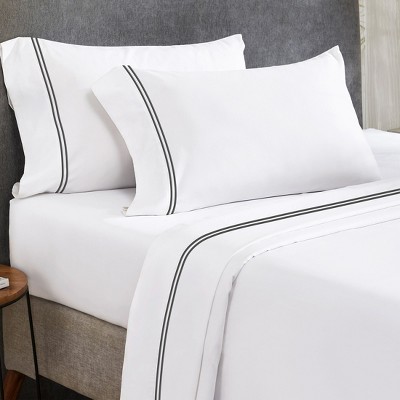 5-Star Luxury Sheet Set | 600 Thread Count 100% Cotton Sateen | Soft & Crisp Bed Sheets with Deep Pockets by California Design Den
