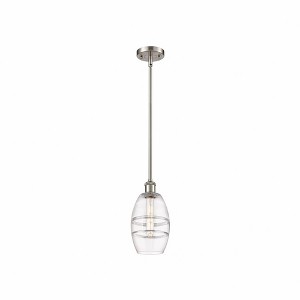 Vaz - 1 Light Stem Hung Mini Pendant In Industrial Style-8.13 Inches Tall and 5.88 Inches Wide - 1 of 1