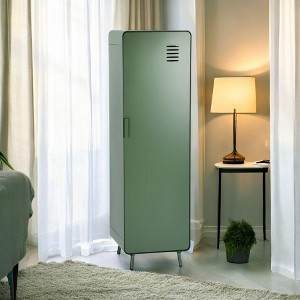 FurnitureR Locker Cabinet for Employees with helves Hanging Rod, 54" Freestanding Steel Storage Locker for Gym, Office, School, Home, Office, Green - 1 of 4