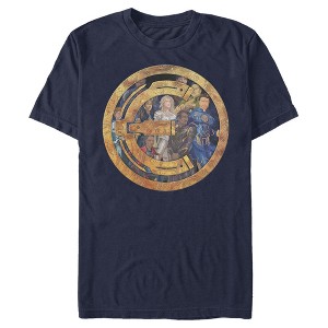 Men's Marvel Eternals Group Gold Badge T-Shirt - 1 of 4