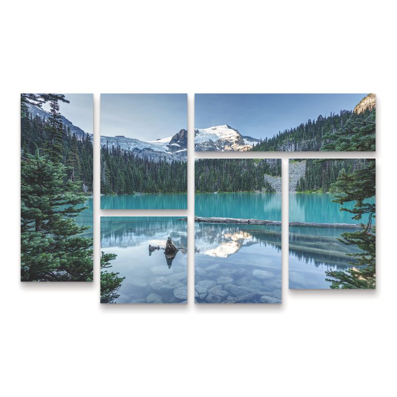 Trademark Fine Art - Pierre Leclerc 'Natural Beautiful British Columbia' Multi Panel Art Set 6 Piece, 1 of 4
