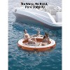 Acekool 8/10FT Inflatable Floating Dock Platform with Mesh Swim Area, Non-Slip EVA, Rope Ladder, Raft Island for Boats & Lakes - 2 of 4