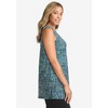Jessica London Women's Plus Size Stretch Knit Tunic Tank - 4 of 4