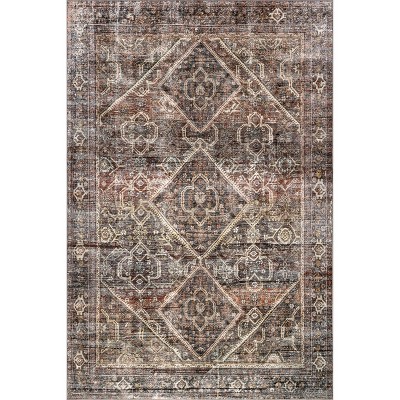 nuLOOM Zofia SpinClean Machine Washable Stain-Resistant Area Rug