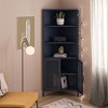 Novogratz Channing Corner Storage Cabinet with 2 Doors - 2 of 4