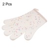 Unique Bargains Heat Resistant Kitchen Textiles Soft Lining Silicone Oven Mitts 2 Pcs - 3 of 4