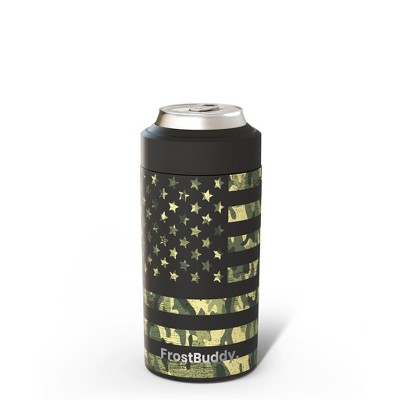 FrostBuddy Universal Buddy Insulated Can Cooler | Fits 12oz Cans, Slim Cans & Bottles | Stainless Steel Drink Holder