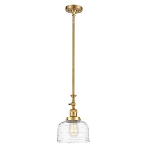 Bell - 1 Light Stem Hung Tiltable Mini Pendant In Industrial Style-14 Inches Tall and 8 Inches Wide - 1 of 1