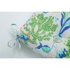 Outdoor/Indoor Blown Bench Cushion Coral Bay Blue - Pillow Perfect - image 3 of 4