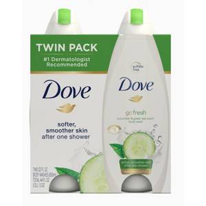 Dove go fresh Cucumber and Green Tea Body Wash Twin Pack - 22oz