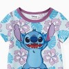 Disney Stitch Family Matching Outfits Sleeveless Dresses, Shirts & Onesies with Tropical Hawaiian Floral Print - 3 of 4
