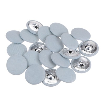Unique Bargains Metal Shank Round Cloth Covered DIY Sewing Buttons 20 Pcs