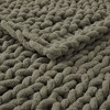 Peace Nest Handmade Chunky Knit Chenille Yarn Throw Blanket 50"x60" - 4 of 4
