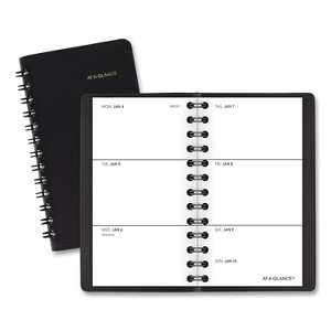Weekly Planner, 4.5 x 2.5, Black Cover, 12-Month (Jan to Dec): 2026 - 1 of 4