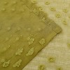 Floral Sheer Grommet Curtain Panel Set by Blue Nile Mills - 4 of 4