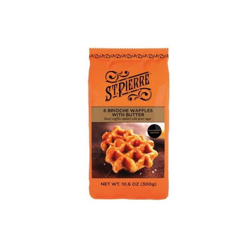 6 Brioche Waffles With Butter – St Pierre USA Product