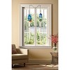 Chloe Lighting Feather Tiffany-Style Stained Glass Window Panels 7" Tall - 4 of 4