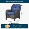 Gymojoy Outdoor Patio Chair with Table High Back Club Chair - 2 of 4