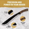 Condor Jungolo Machete – 1075 High Carbon Steel Blade, Walnut Handle, Heavy Duty Build, Handcrafted Leather Sheath Included - 4 of 4